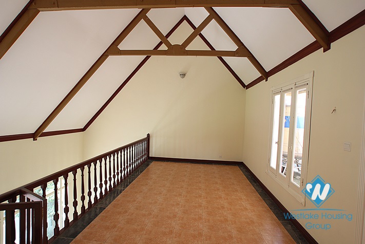 Charming house with nice garden and yard for lease in Tay Ho area.